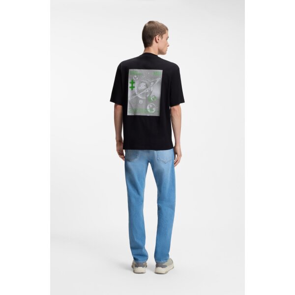 ΑΝΔΡΙΚΗ ΜΠΛΟΥΖΑ ΜΑΥΡΟ HUGO BLUE 50560048-001 - Image 5