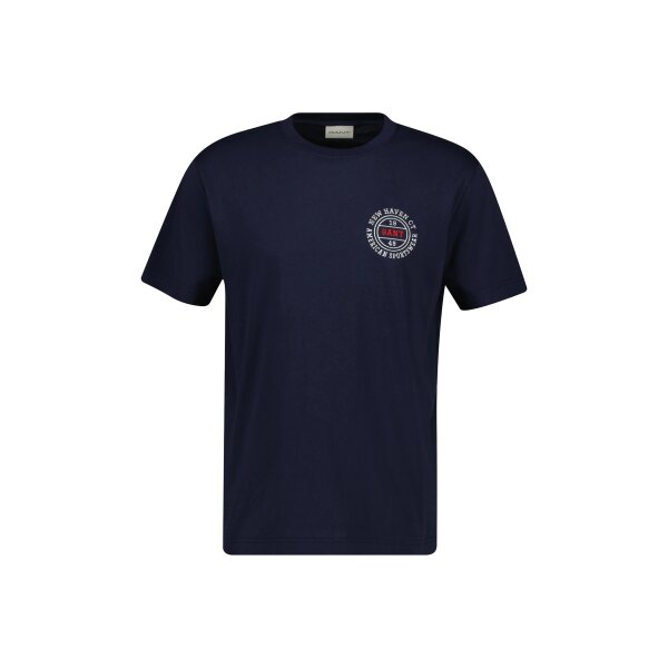 product-detail-gallery2003402-433_10Zc7hkgcN (1) Ανδρική Μπλούζα GANT REG GRAPHIC SS 2003402 Μπλέ S/S26 - Image 1