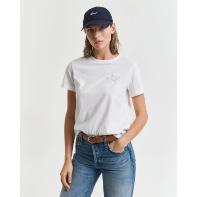 ΓΥΝΑΙΚΕΙΑ ΜΠΛΟΥΖΑ REG TONAL ΛΕΥΚΟ GANT 4202589-110