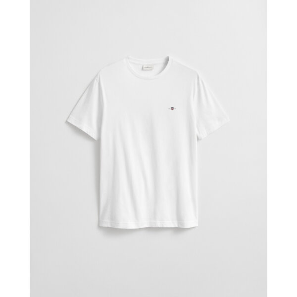 Ανδρική Μπλούζα GANT REG SHIELD SS 2003184 Λευκό S/S26 - Image 3