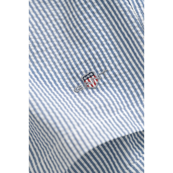 ΑΝΔΡΙΚΟ ΜΑΓΙΟ ΜΠΛΕ STRIPED SEERSUCKER GANT 922616001-442 - Image 3