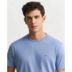 Ανδρική Μπλούζα GANT REG SHIELD SS 2003184 Γαλάζιο S/S26 - Image 3