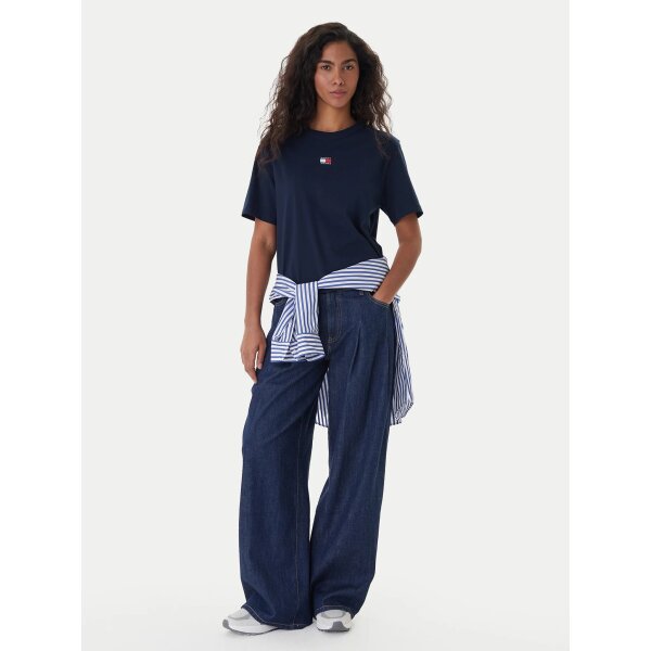 ΓΥΝΑΙΚΕΙΑ ΜΠΛΟΥΖΑ ΜΠΛΕ TJW BXY BADGE TEE EXT TOMMY JEANS DW0DW22202-C1G - Image 1