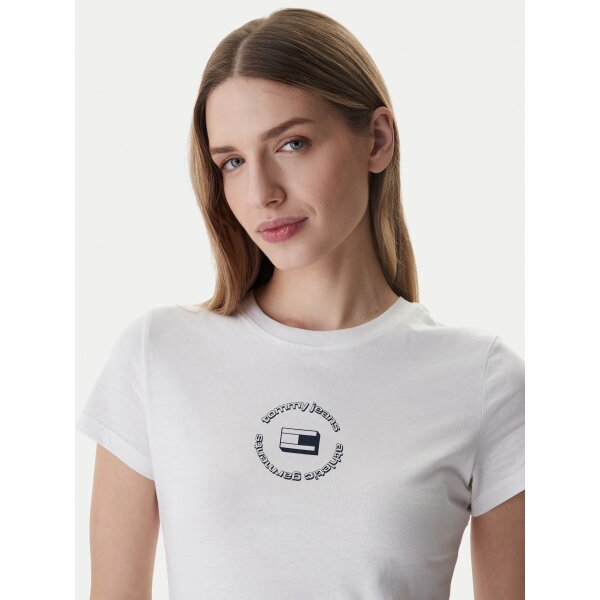 ΓΥΝΑΙΚΕΙΑ ΜΠΛΟΥΖΑ ΕΚΡΟΥ  TOMMY JEANS DW0DW22273-YBL - Image 4