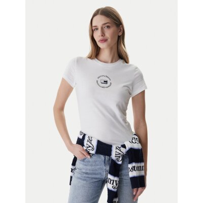 ΓΥΝΑΙΚΕΙΑ ΜΠΛΟΥΖΑ ΕΚΡΟΥ  TOMMY JEANS DW0DW22273-YBL