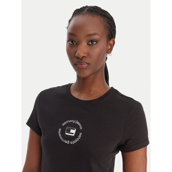 ΓΥΝΑΙΚΕΙΑ ΜΠΛΟΥΖΑ ΜΑΥΡΟ  TOMMY JEANS DW0DW22273-BDS - Image 4