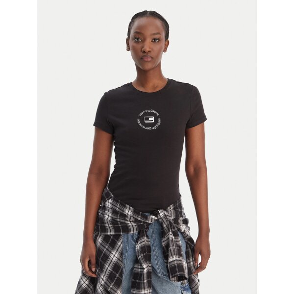 ΓΥΝΑΙΚΕΙΑ ΜΠΛΟΥΖΑ ΜΑΥΡΟ  TOMMY JEANS DW0DW22273-BDS - Image 1