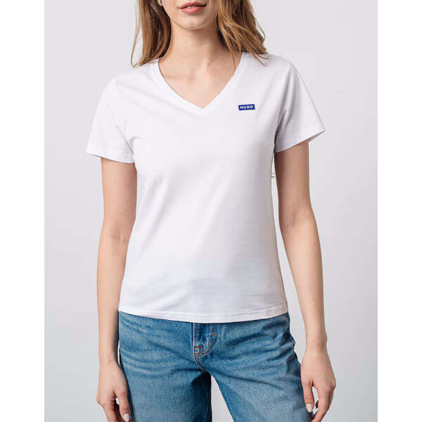 ΓΥΝΑΙΚΕΙΑ ΜΠΛΟΥΖΑ ΛΕΥΚΟ HUGO BLUE 50513667-100 - Image 2