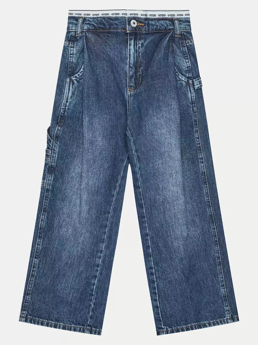 20250912113924_guess_paidiko_panteloni_tzin_mple_j5ra12d45e0_tayr ΠΑΙΔΙΚΟ ΠΑΝΤΕΛΟΝΙ DENIM ΜΠΛΕ ΚΟΡΙΤΣΙ GUESS J5RA12D45E0-RTYH - Image 1