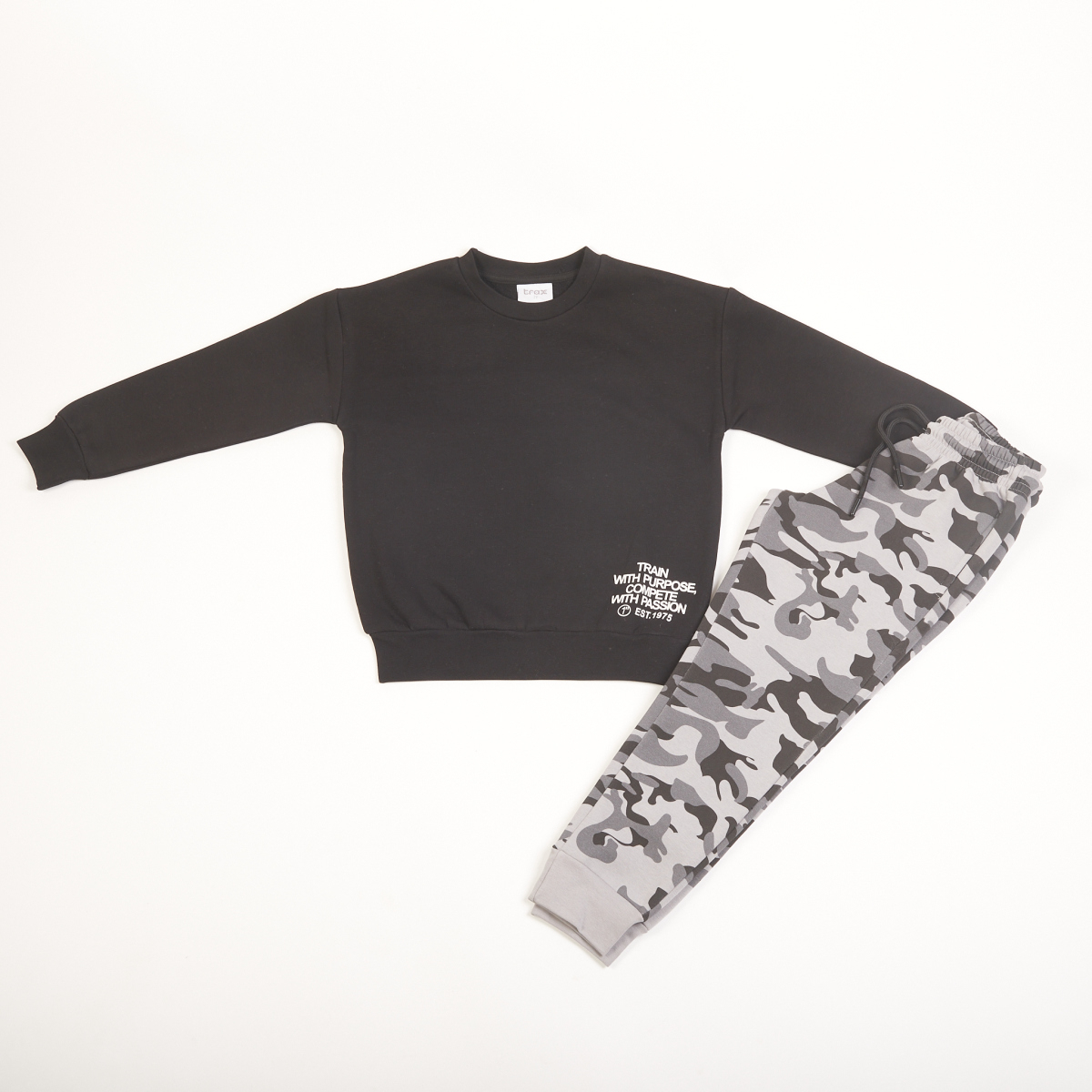 20250912201026_trax_paidiko_set_formas_mayro_2tmch_48842 ΠΑΙΔΙΚΟ ΣΕΤ ΦΟΡΜΑ ΑΓΟΡΙ ΜΑΥΡΟ TRAX 48842 - Image 1