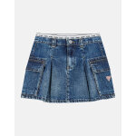 ΠΑΙΔΙΚΗ ΦΟΥΣΤΑ DENIM ΜΠΛΕ ΚΟΡΙΤΣΙ  GUESS J5RD07D45E0-RTYH