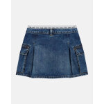 ΠΑΙΔΙΚΗ ΦΟΥΣΤΑ DENIM ΜΠΛΕ ΚΟΡΙΤΣΙ  GUESS J5RD07D45E0-RTYH - Image 3