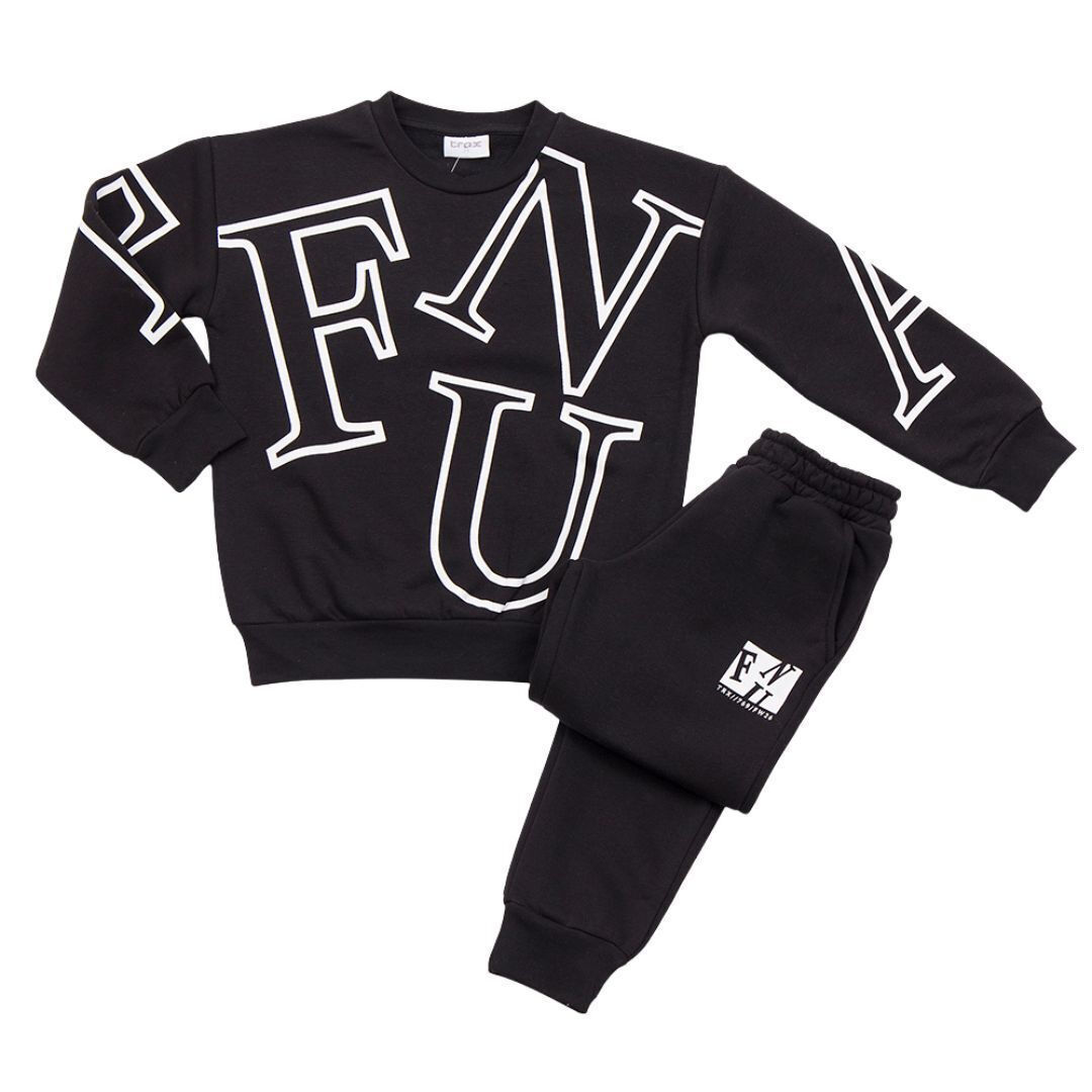 20251006160640_trax_paidiko_set_formas_mayro_48839 ΠΑΙΔΙΚΟ ΣΕΤ ΦΟΡΜΑ ΑΓΟΡΙ ΜΑΥΡΟ TRAX 48839 - Image 1