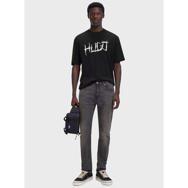 ΑΝΔΡΙΚΗ ΜΠΛΟΥΖΑ ΜΑΥΡΗ HUGO BLUE 50554350-001 - Image 2