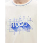 ΑΝΔΡΙΚΗ ΜΠΛΟΥΖΑ ΛΕΥΚΗ  HUGO BLUE 50553498-121 - Image 4
