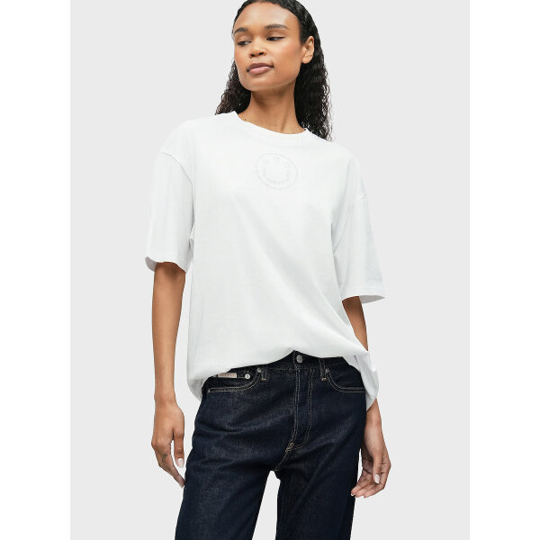 ΓΥΝΑΙΚΕΙΑ ΜΠΛΟΥΖΑ OVERSIZE FIT WHITE HUGO BLUE 50554940-100 - Image 3