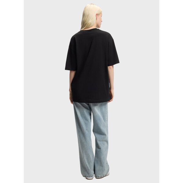 ΓΥΝΑΙΚΕΙΑ ΜΠΛΟΥΖΑ OVERSIZE FIT BLACK HUGO BLUE 50554940-001 - Image 4