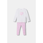 Βρεφικό σετ Guess με κολάν A6RG04K6YW4-G011 Λευκό