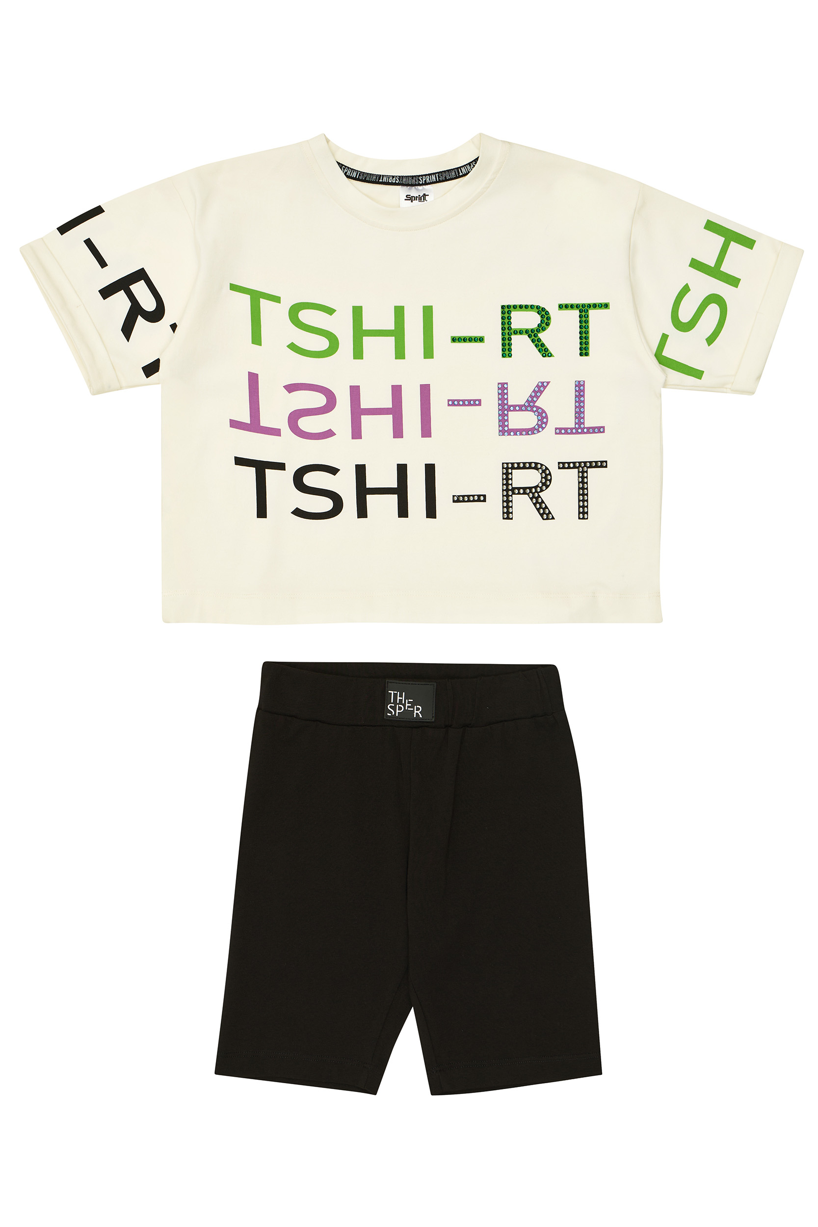 261-4000 OFF WHITE A ΠΑΙΔΙΚΟ ΣΕΤ ΚΟΛΑΝ ΕΚΡΟΥ ΚΟΡΙΤΣΙ SPRINT 261-4000-S133 - Image 1