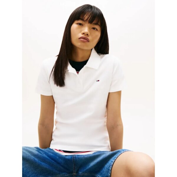 ΓΥΝΑΙΚΕΙΑ ΜΠΛΟΥΖΑ TJW SLIM ESSENTIAL POLO TOMMY JEANS DW0DW20160-YBL - Image 3