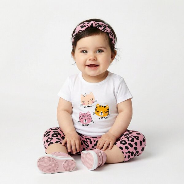 ΒΡΕΦΙΚΟ ΣΕΤ ΚΟΛΑΝ ΡΟΖ ΚΟΡΙΤΣΙ TRAX 49011 - Image 2