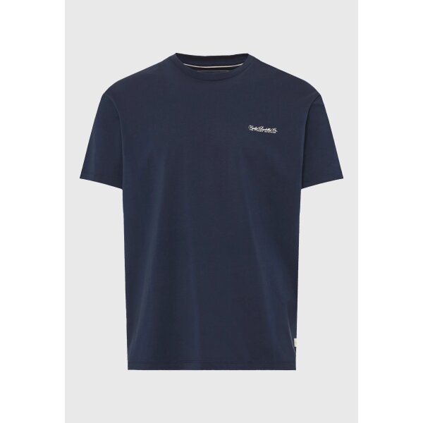 Ανδρική Μπλούζα Κοντό Μανίκι Basic FUNKY BUDDHA FBM013-001-04 ΜΠΛΕ - Image 2