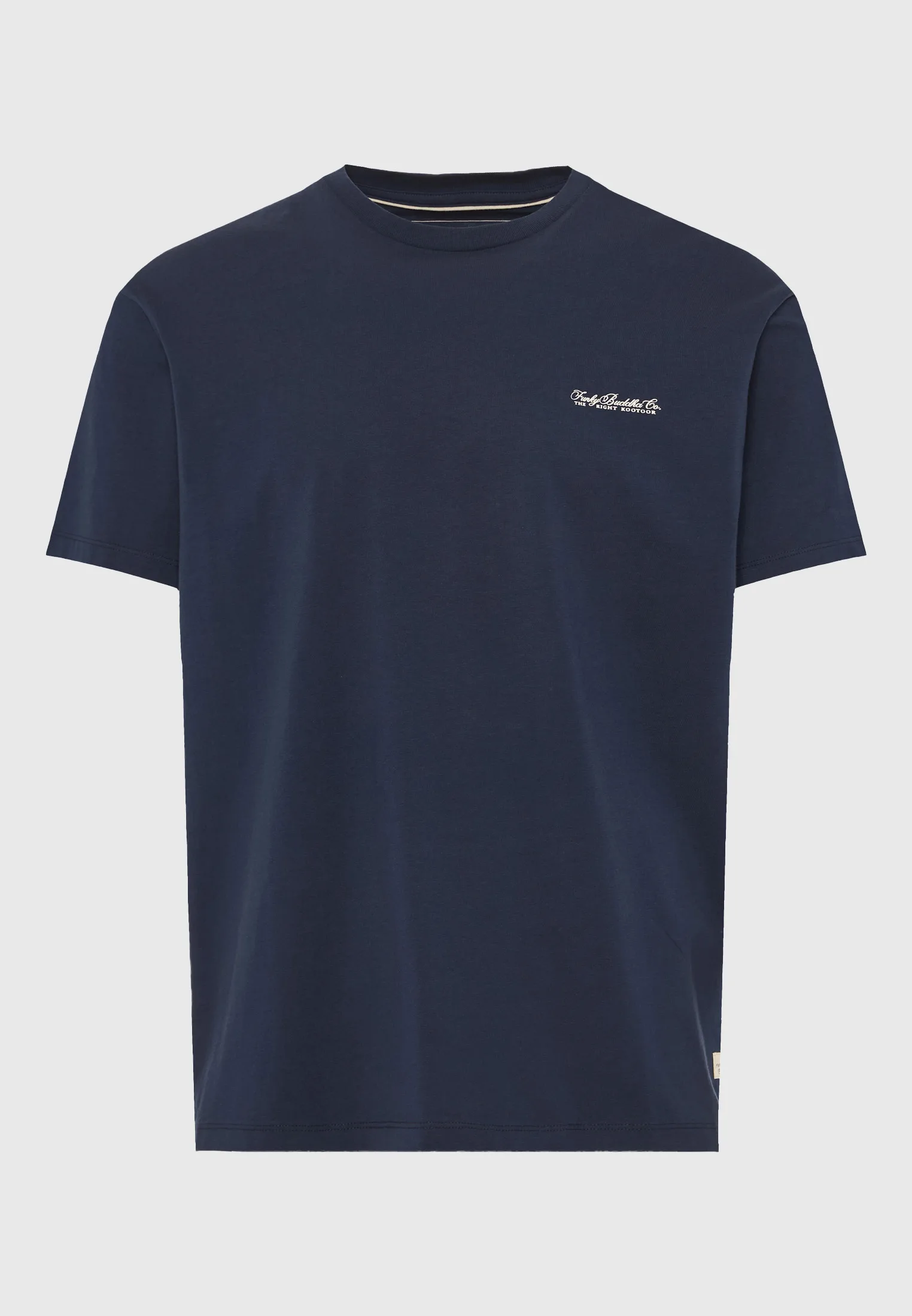 FBM013-001-04_NAVY_6 Ανδρική Μπλούζα Κοντό Μανίκι Basic FUNKY BUDDHA FBM013-001-04 ΜΠΛΕ - Image 1