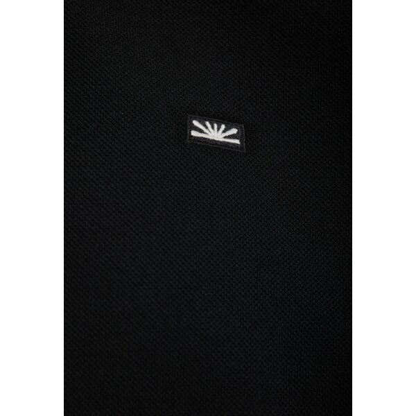 Ανδρική Μπλούζα Με Γιακά Πόλο FUNKY BUDDHA FBM013-001-11 ΜΑΥΡΟ - Image 8