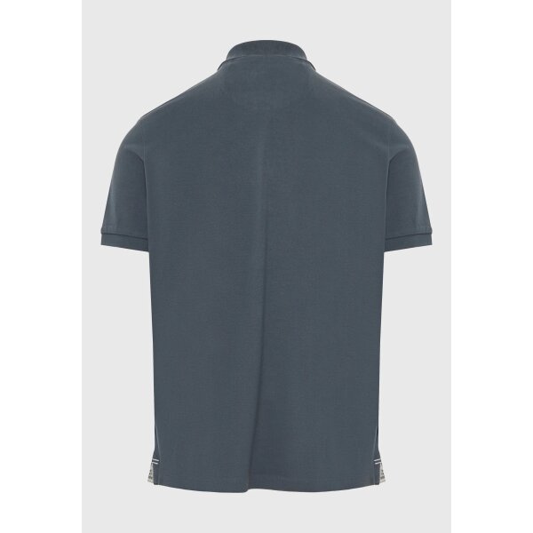 Ανδρική Μπλούζα Με Γιακά Πόλο FUNKY BUDDHA FBM013-001-11 ΓΚΡΙ - Image 2