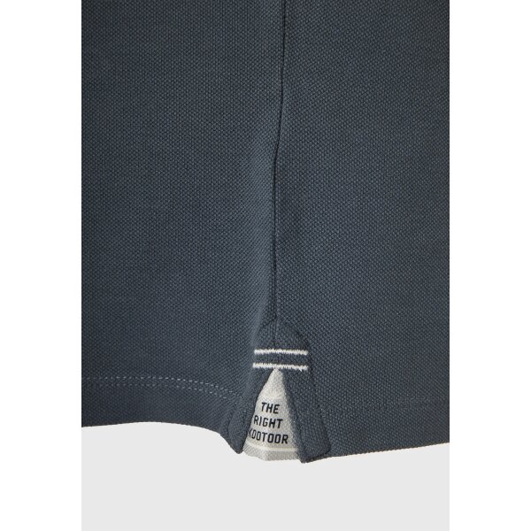 Ανδρική Μπλούζα Με Γιακά Πόλο FUNKY BUDDHA FBM013-001-11 ΓΚΡΙ - Image 4