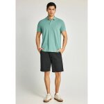 Ανδρική Μπλούζα Με Γιακά Πόλο FUNKY BUDDHA FBM013-001-11 ΠΡΑΣΙΝΟ