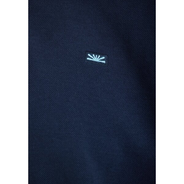 Ανδρική Μπλούζα Με Γιακά Πόλο FUNKY BUDDHA FBM013-001-11 ΜΠΛΕ - Image 7