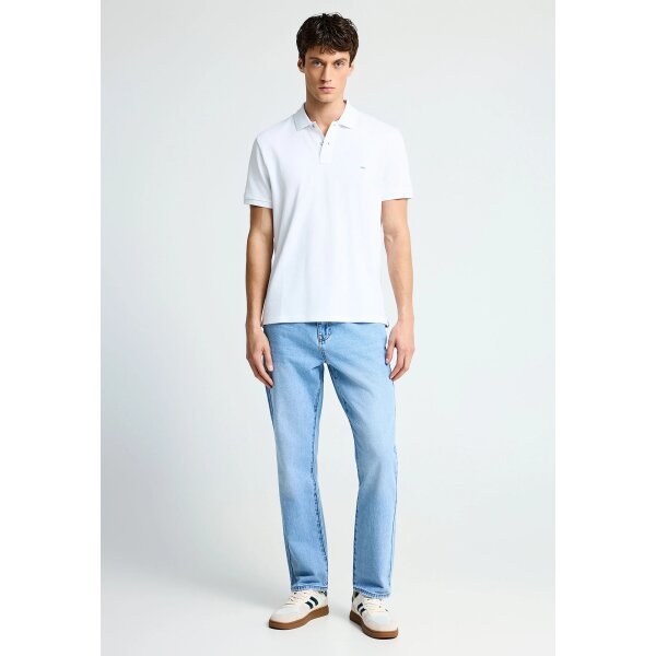 Ανδρική Μπλούζα Με Γιακά Πόλο FUNKY BUDDHA FBM013-001-11 ΛΕΥΚΟ - Image 2