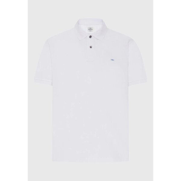 Ανδρική Μπλούζα Με Γιακά Πόλο FUNKY BUDDHA FBM013-001-11 ΛΕΥΚΟ - Image 5