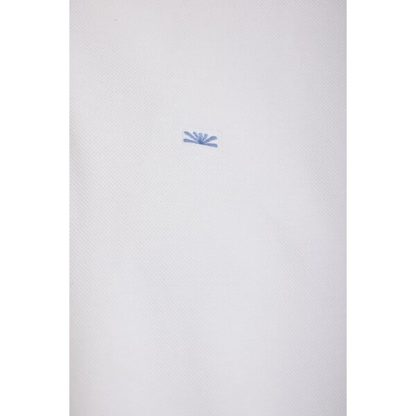 Ανδρική Μπλούζα Με Γιακά Πόλο FUNKY BUDDHA FBM013-001-11 ΛΕΥΚΟ - Image 7