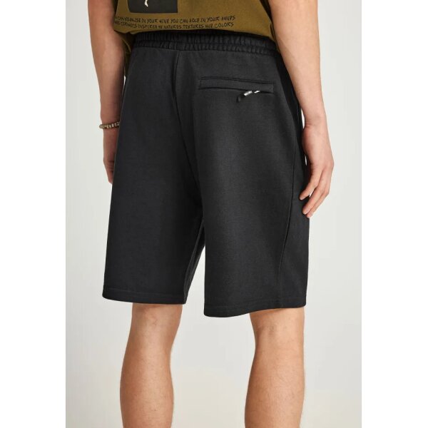 Ανδρική Αθλητική Βερμούδα FUNKY BUDDHA FBM013-050-03 ΜΑΥΡΟ - Image 3