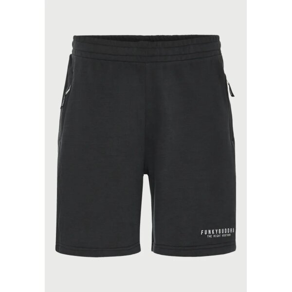 Ανδρική Αθλητική Βερμούδα FUNKY BUDDHA FBM013-050-03 ΜΑΥΡΟ - Image 5