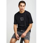 Ανδρική Μπλούζα Κοντό Μανίκι Και Τύπωμα FUNKY BUDDHA FBM013-050-04 ΜΑΥΡΟ - Image 2