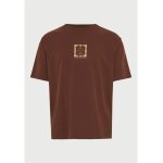 Ανδρική Μπλούζα Κοντό Μανίκι Και Τύπωμα FUNKY BUDDHA FBM013-050-04 BRUNETTE - Image 5