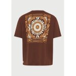 Ανδρική Μπλούζα Κοντό Μανίκι Και Τύπωμα FUNKY BUDDHA FBM013-050-04 BRUNETTE - Image 6