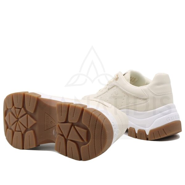 Γυναικεία Sneakers Guess Εκρού FLFBRTPEL12 - Image 2