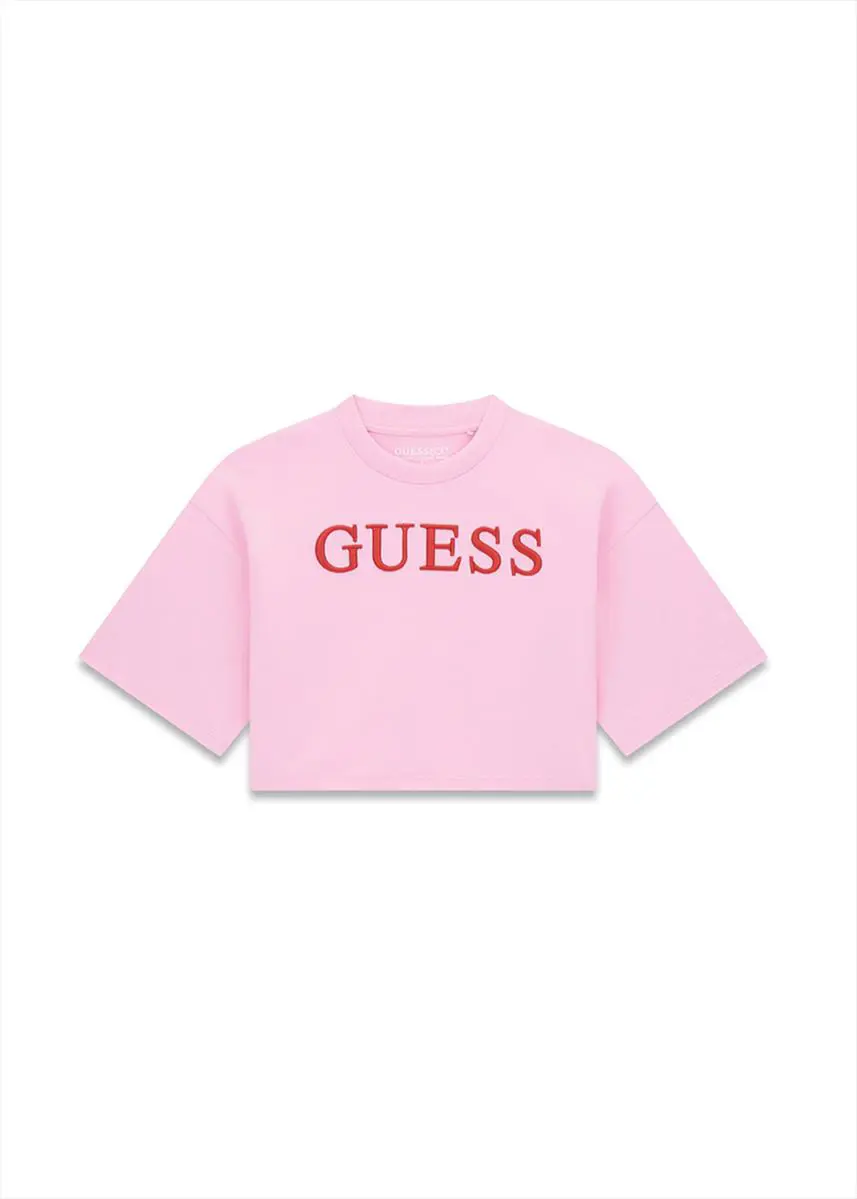 J6RI11KCNQ4-A61T_1 ΠΑΙΔΙΚΗ ΜΠΛΟΥΖΑ ΡΟΖ ΚΟΡΙΤΣΙ GUESS J6RI00K6YW4-A61T - Image 1