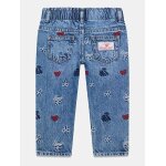 ΠΑΙΔΙΚΟ JEANS ΜΕ ΚΕΝΤΗΜΑΤΑ MOM GUESS K6RA03D45E0-MEMH - Image 3
