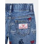ΠΑΙΔΙΚΟ JEANS ΜΕ ΚΕΝΤΗΜΑΤΑ MOM GUESS K6RA03D45E0-MEMH - Image 4