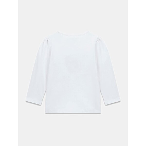 ΠΑΙΔΙΚΗ ΜΠΛΟΥΖΑ ΜΑΚΡΥ ΜΑΝΙΚΙ ΛΕΥΚΟ GUESS K6RI14K6YW4-G011 - Image 2