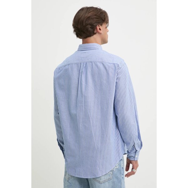 Ανδρικό πουκάμισο HUGO Oversized-fit button-down shirt in Oxford cotton 50534183-495 - Image 3