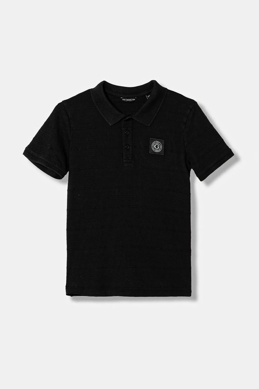 SS26-POB010-99X_F1 ΠΑΙΔΙΚΗ ΜΠΛΟΥΖΑ POLO ΑΓΟΡΙ ΜΑΥΡΟ GUESS L6RP07KCM20-JBLK - Image 1