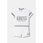 ΠΑΙΔΙΚΟ SET SHORTS ΛΕΥΚΟ  ΚΟΡΙΤΣΙ  GUESS J6RG00KAN04-G011