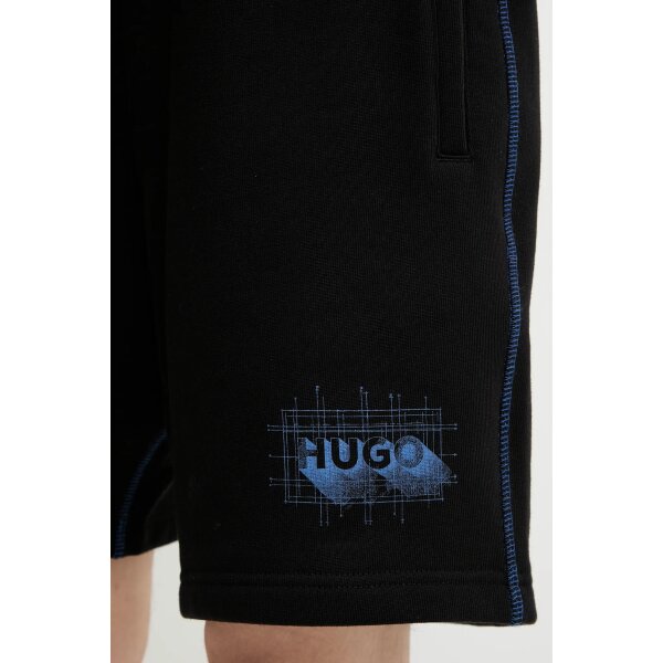 ΑΝΔΡΙΚΟ JERSEY SHORTS ΜΑΥΡΟ  HUGO BLUE 50553499-001 - Image 3