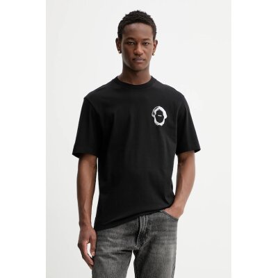 ΑΝΔΡΙΚΗ ΜΠΛΟΥΖΑ ΜΑΥΡΗ HUGO BLUE 50554370-001